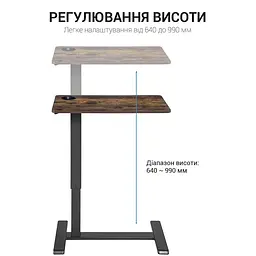 Геймерський стіл OfficePro ODM366 Dark Wood (ODM366B) - мініатюра 9