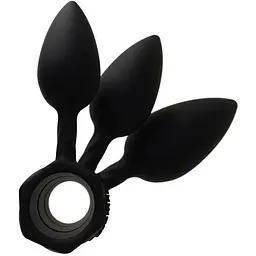 Набір анальних пробок Bathmate Anal Training Plugs діаметр 2.5 см 3.1 см 3.8 см - мініатюра 2