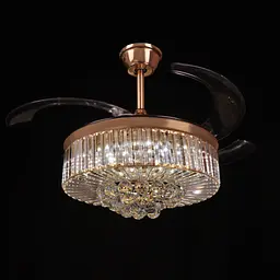 Люстра Brille вентилятор з пультом LED 36W WW RM G (BCL-699S/1) - мініатюра 5