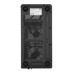 Корпус 2E Credo Plus V350BG без БР 1xUSB3.0 1х USB 2.0 1xUSB Type-C 3x120мм ARGB VGA 350мм LCS ready контролер з пультом TG Side Panel mATX чорний - мініатюра 4