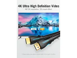 Кабель Vention HDMI to HDMI v1.4 15m Black (VAA-M02-B1500) - мініатюра 7