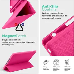 Чохол-книжка ArmorStandart Smart Fold Pen для Samsung Tab S9+ / S9 FE+ / S10+ Rose Red (ARM75008) [121643] - мініатюра 7