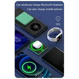 Магнітний акумулятор зовнішній Grand MagSafe wireless power bank JYD-PB14 5000mAh - мініатюра 7