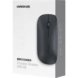 Миша Ugreen MU001 Portable Wireless Mouse (Black) (UGR-90372) - мініатюра 5