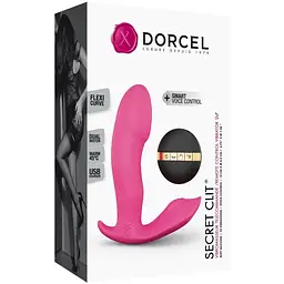 Вібратор Dorcel Secret Clit з підігрівом та пультом ДУ голосове управління - мініатюра 3