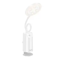 Настільна лампа Hoco HX10 Clip Table Lamp White - мініатюра 4