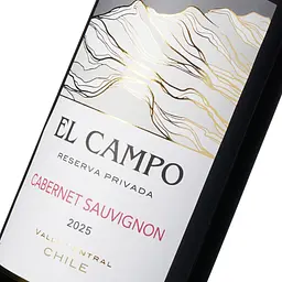 Вино El Campo Cabernet Sauvignon червоне сухе 14% 0.75 л - мініатюра 5