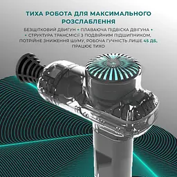 Масажер Booster Lightsaber Mini 6 насадок Чорний (2651954983) - мініатюра 4