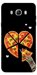 Чохол Demsky Pizza Love Cat для Samsung J710F Galaxy J7 (2016)