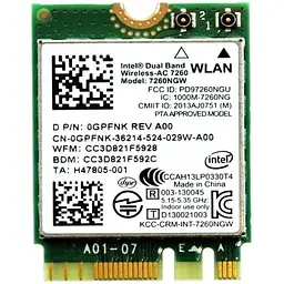 WiFi Модуль Mini PCI-e (M.2 2230) Intel 7260 Б/В