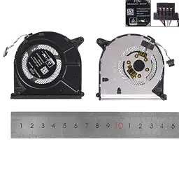 Вентилятор для HP EliteBook x360 1030 G2, (917886-001, FHPX DFS440605PV0T, 6033B0049402) - мініатюра 3