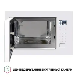 Повновбудована мікрохвильова піч Perfelli BM 255S GLW - мініатюра 5