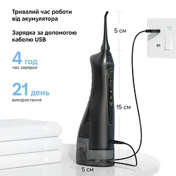 Іригатор Bitvae BV5020E Black - мініатюра 2