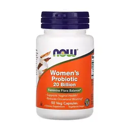Пробіотики Now Foods Пробіотики Для Жінок, 20 млрд КУО, Woman's Probiotic, 20 Billion, Nоw Fo (NOW-02906)