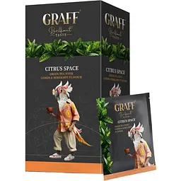Уцінка. Чай зелений Graff Citrus space 30 г (20 шт. х 1.5 г) - мініатюра 1