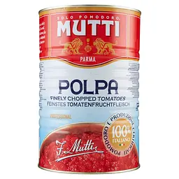 Томати Mutti Polpa нарізані пастеризовані 400 г