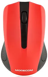 Миша Modecom MC-WM9, бездротова, 2кн., 1200dpi, нано ресівер чорно-червона (M-MC-0WM9-150)