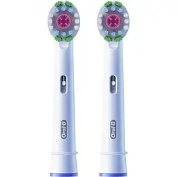 Насадка для зубної щітки Oral-B Pro 3D White, 2 шт (8006540847183) - мініатюра 2