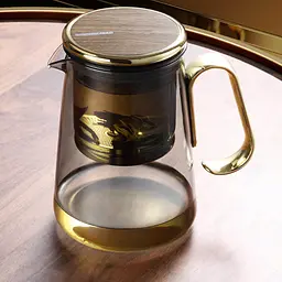 Чайник для заварювання TeaPot D-12 Lingxi Elegant 700ml Advanced gold - мініатюра 2