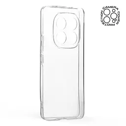 Прозрачный чехол для Xiaomi Redmi Note 15 Pro 4G с защитой камеры, тонкий, силиконовый, бесцветный, ударопрочный, противоударный бампер с закрытой камерой, ArmorStandart (ARM89687) - мініатюра 2