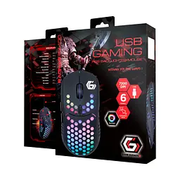 Мишка Gembird Ragnar RX400 USB RGB Black (MUSG-RAGNAR-RX400) - мініатюра 4
