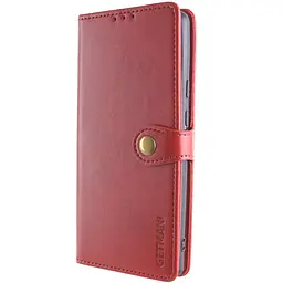 Шкіряний чохол-книжка GETMAN Gallant (PU) для Oppo A60 4G Червоний - мініатюра 2