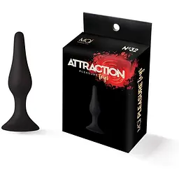 Анальна пробка на присосці Mai Attraction Toys №32 Black