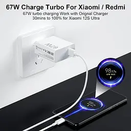 Зарядний пристрій Xiaomi 67W HyperCharge (Type-A) (BHR07SKEU) - мініатюра 3
