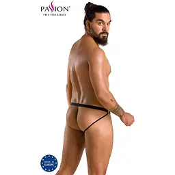 Труси чоловічі Passion 034 Slip Open Luke black L/XL - мініатюра 6