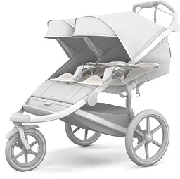 Вкладиш для дитини Thule Newborn Inlay Soft Grey (TH 11200302) - мініатюра 5
