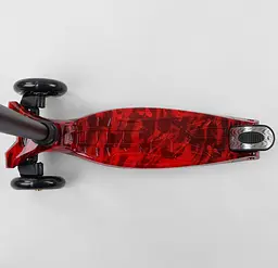 Самокат Maxi Best Scooter 59х14х27 см Чорно-червоний 000231469 - мініатюра 6