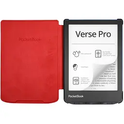 Чохол до електронної книги Pocketbook 6" Shell cover PB629/634 red (H-S-634-R-WW) - мініатюра 4