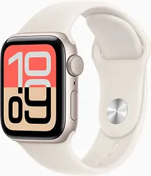 Смарт-годинник Apple Watch SE 3 GPS 40mm Starlight Alu. Case w. Starlight S. Band - S/M (MEH34)