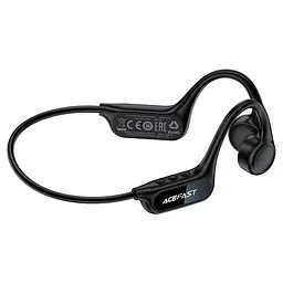 Бездротові спортивні навушники ACEFAST N10 bone conduction BT earphones, IP68, Black (6974316287018 ) - мініатюра 4