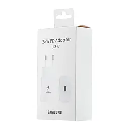 Мережевий зарядний пристрій Samsung TA800 25W High c0py Білий - мініатюра 2