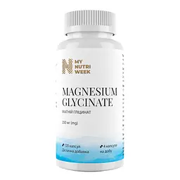 Магній гліцинат Magnesium Glycinate MyNutriWeek  120 капсул