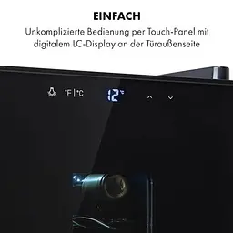 Винний холодильник Klarstein Bellevin 8 Uno Touch SingleZone (10035862) - мініатюра 4