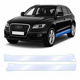 Антигравійна захисна бронеплівка за лекалами для Audi Q5 8R 2008-2017 - нижня зона кузова