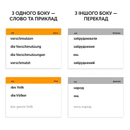 Картки для вивчення німецької. В1, середній рівень - мініатюра 4