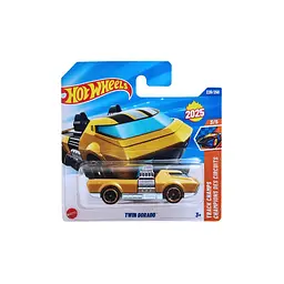 Базова машинка Hot Wheels Track Champs Champions Des Circuits Twin Dorado жовта (5785) HYW49-N522 - мініатюра 5