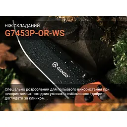 Ніж складаний Ganzo G7453P-OR-WS - мініатюра 11