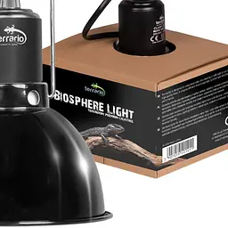 Світильник глибокий рефлекторний Terrario Biosphere Light 75W для локального обігріву тераріумів з керамічним патроном E27 - мініатюра 7