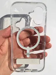 Чохол протиударний із підставкою ZAGG Gear4 Crystal Palace MagSafe для iPhone 16 Прозорий - мініатюра 7