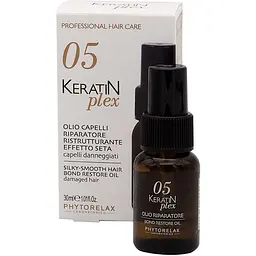 Відновлююча олія-шовк для гладкості волосся Phytorelax Bond Restore Hair Oil з гідролізованим кератином 30 мл