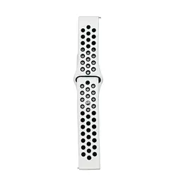 Ремінець Nike Sport 20 mm Watch Active / Galaxy S4 42 mm / Gear S2 / Xiaomi Amazfit White / Black (