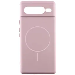 Чохол Silicone Cover Lakshmi Full Camera (AA) with Magnetic Fit для Google Pixel 7 Pro Рожевий / Pink Sand