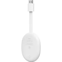 Бездротовий медіаплеєр - приставка Google Chromecast with Google TV 4K GA01919 білий - мініатюра 2