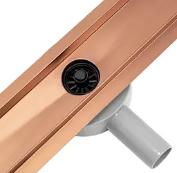 Душовий канал Rea Pure Neo 80 см brushed copper REA-G8022 - мініатюра 4