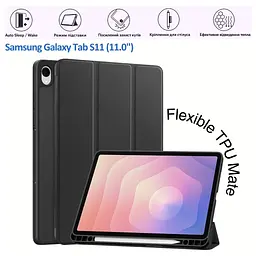 Чохол для планшета BeCover Flexible TPU Mate Samsung Galaxy Tab S11 (SM-X730/X736) 11.0", чорний (715578) - мініатюра 8