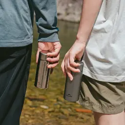 Термос Naturehike CNK2550CF017, титан, 0.2 л, світло-сірий - мініатюра 4